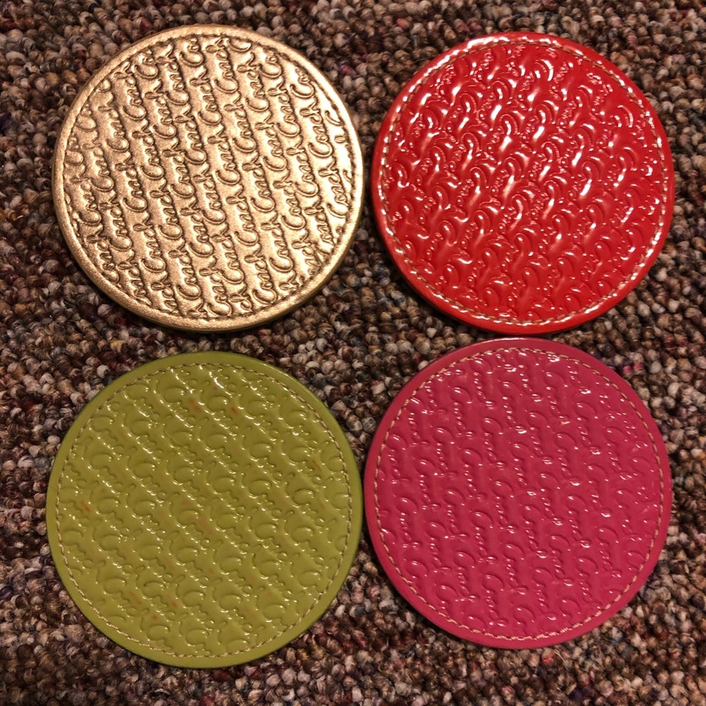 Coach Brand Coasters